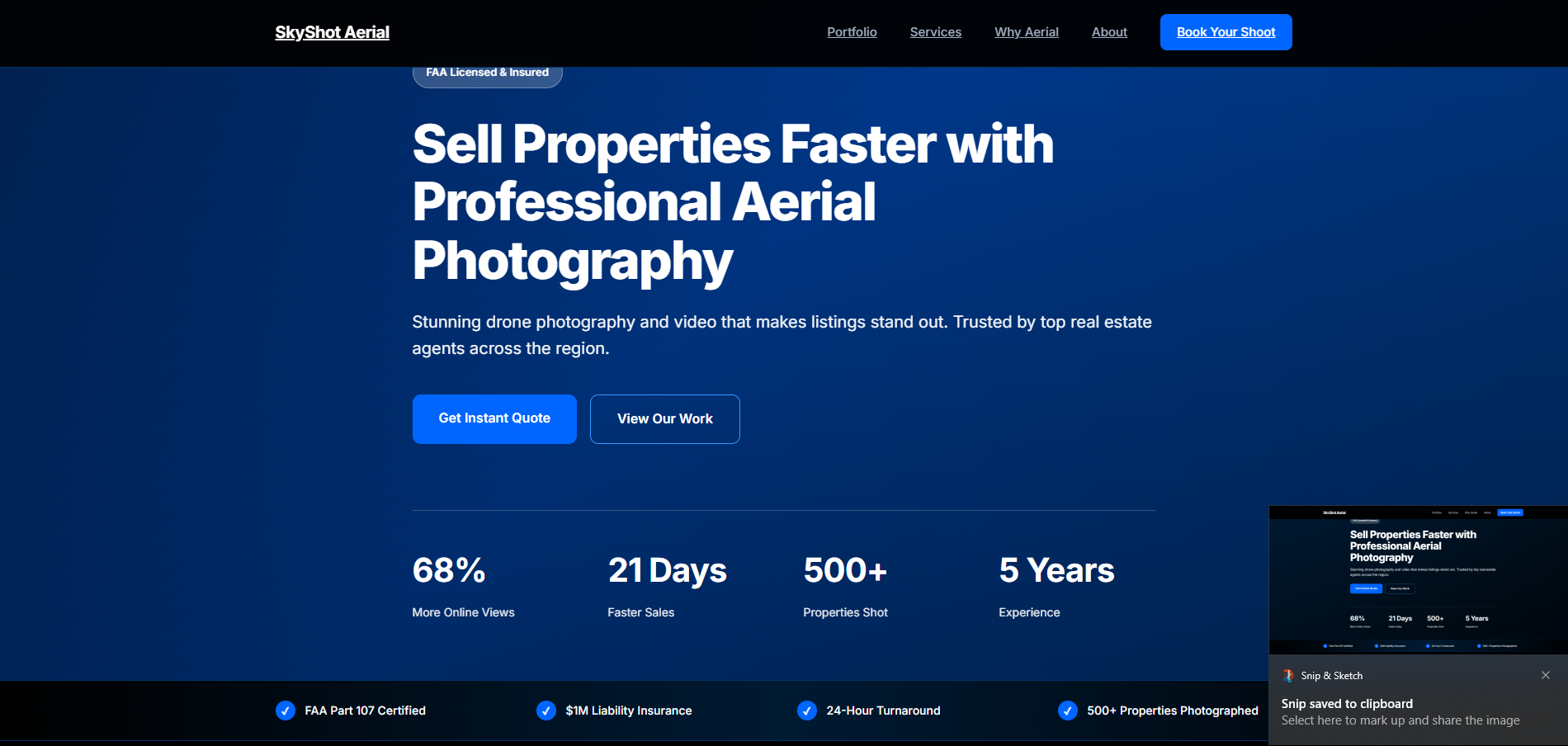 Drone Technology Website